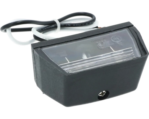 Kennzeichenleuchte für Fahrzeuge mit Anschlusskabel