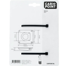Œillet de fixation enfoncé en métal 40 mm pour remorque