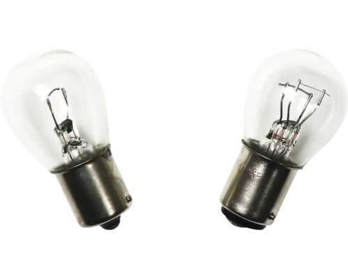 Zwei klare Glühlampen