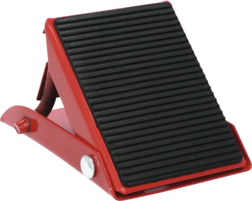 Cale de roue pour véhicules avec surface en caoutchouc