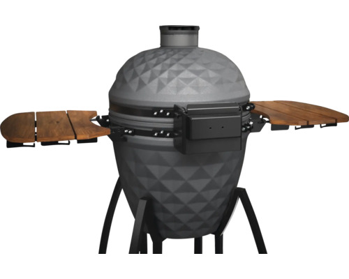 Keramikgrill mit Seitentischen für den Aussenbereich