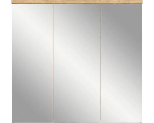 Armoire de toilette à trois portes pour la salle de bains