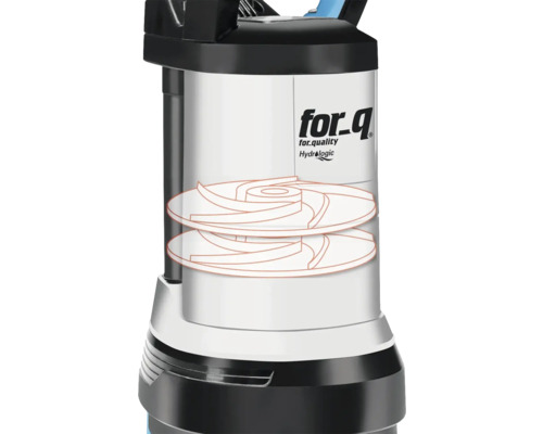 For Q Logo Tauchdruckpumpe mit zweistufigem Hydrauliksystem