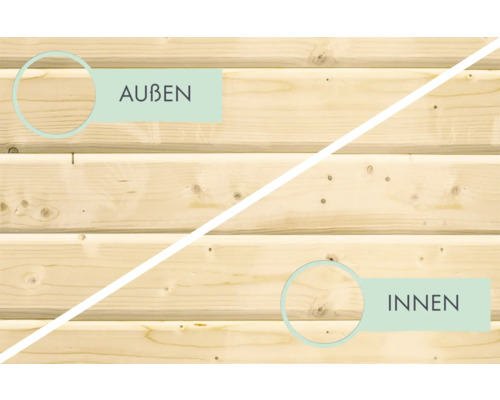 Holzfassade für Aussen und Innen