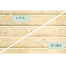 Holzprofil für Aussen- und Innenbereich
