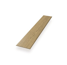 Einzelne Laminatdiele mit Holzstruktur.