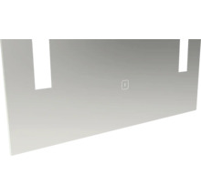 Paroi de douche en verre avec élément de commande