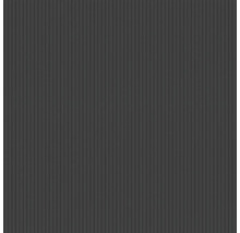 Revêtement de façade gris foncé avec des rainures verticales.