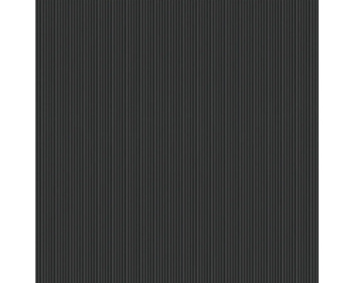 Façade métallique foncée avec lignes verticales