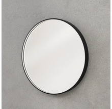 Miroir de salle de bains Badmobill Craft Linus Ø 600 mm IP 44 noir avec capteur