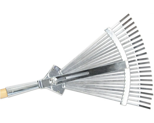 Metall Rechen mit Holzstiel für den Garten