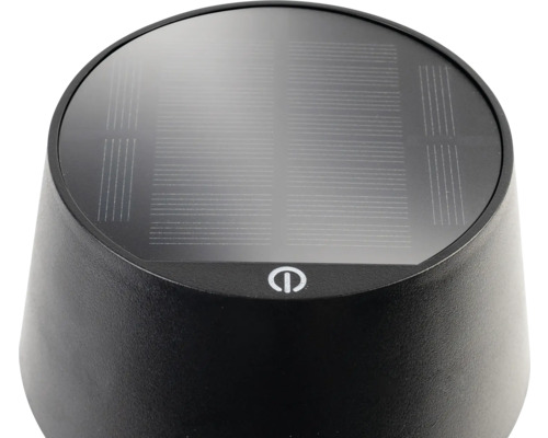 Lampe solaire avec panneau solaire et interrupteur marche/arrêt