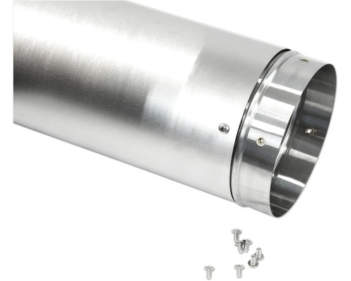 Edelstahlrohr mit Schrauben für Ofenrohrsysteme