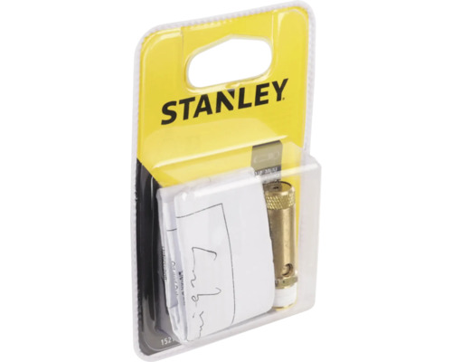 Stanley Logo mit Sicherheitsventil in Verpackung