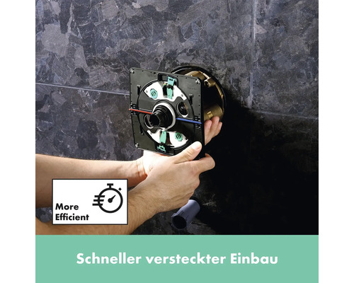 Installation einer Unterputzarmatur im Badezimmer