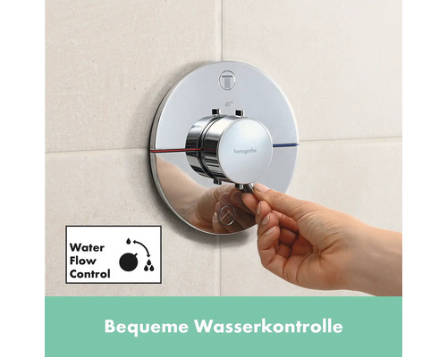 Aufputz Thermostatarmatur zur Wasserkontrolle von Hansgrohe