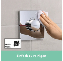 Reinigung eines Hansgrohe Thermostats mit Quick Clean Funktion
