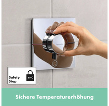 Hand bedient Hansgrohe Duschthermostat