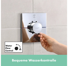 Aufputzthermostat mit Handbedienung für die Dusche