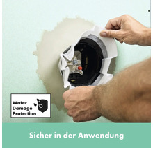 Installation einer wasserdichten Gerätedose für den Innenbereich