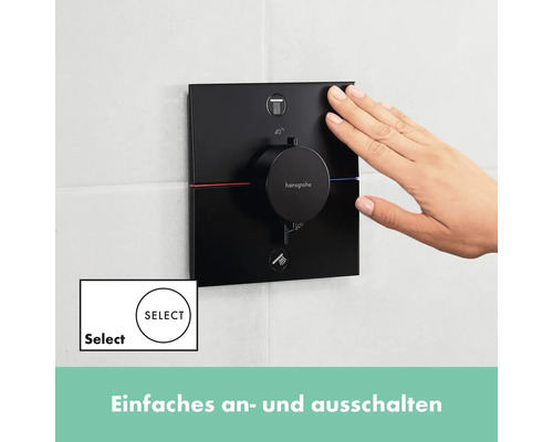 Hansgrohe Unterputz Thermostatarmatur mit Handbedienung