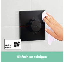 Hansgrohe Unterputz Thermostatarmatur zur einfachen Reinigung mit Tuch