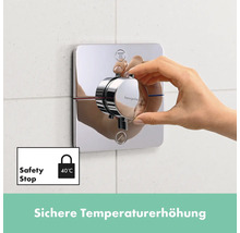 Hansgrohe Armatur mit Temperaturbegrenzung