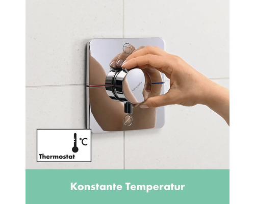 Aufputz-Thermostatarmatur mit Handbedienung von Hansgrohe