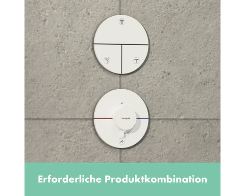 Hansgrohe Thermostat und Mischer für Dusche an einer Wand