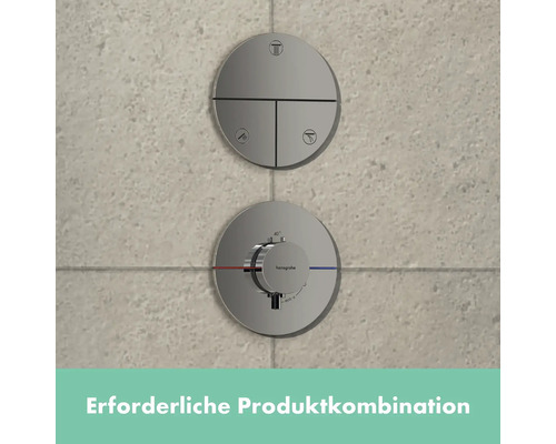 Hansgrohe ShowerSelect Fertigset und Thermostatarmatur zur Steuerung der Dusche