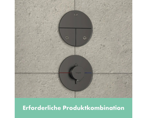 Aufputz-Thermostatarmatur für Dusche zur Wandmontage