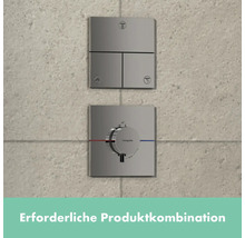 Aufputz-Brausethermostat mit Umstellfunktion und Absperrventil für die Dusche