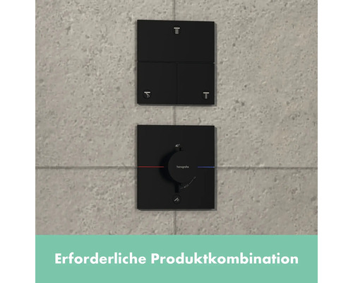 Hansgrohe Logo Unterputz Thermostat mit Bedienknöpfen