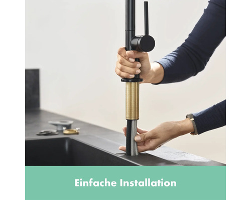 Installation einer Küchenarmatur
