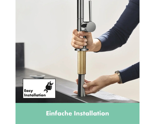 Installation einer Küchenarmatur
