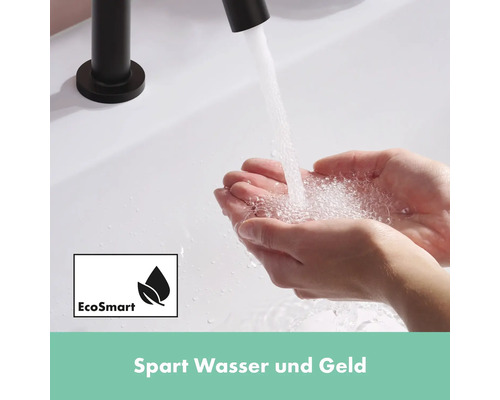 Wassersparen mit Armatur und EcoSmart Symbol