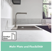 hansgrohe Niederduck Küchenarmatur TALIS M54 edelstahl gebürstet 72859800