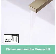 Wasserhahn mit Wasserfallstrahl