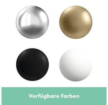 Verfügbare Farben: Silber, Gold, Schwarz, Weiß