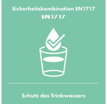 Sicherheitskombination EN 1717 zum Schutz des Trinkwassers