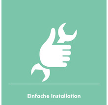 Symbol für einfache Installation