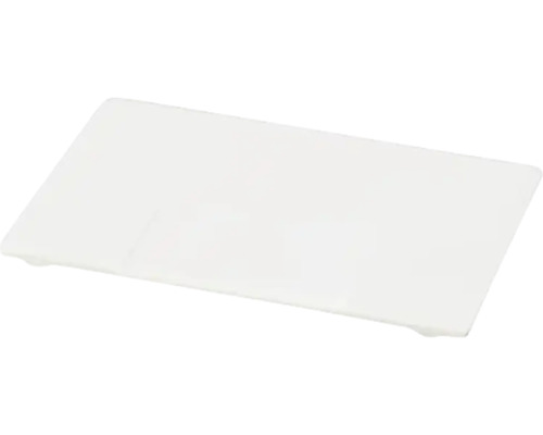 Couvercle rectangulaire blanc
