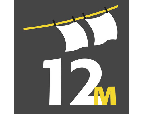 Symbol für 12 Meter Wäscheleine