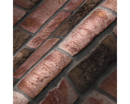 Detailansicht einer Backstein Tapete