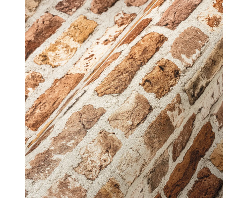 Papier peint motif briques