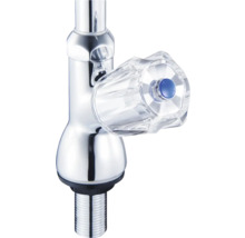 Wasserhahn mit transparentem Griff