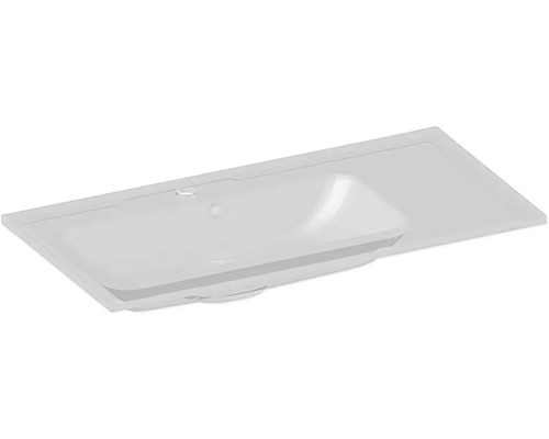 Lavabo rectangulaire avec espace de rangement