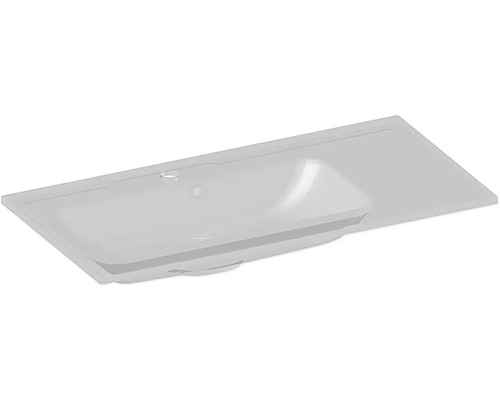 Lavabo en céramique avec espace de rangement