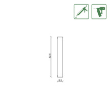 Dimensions du produit : 62,5 x 8,5 centimètres