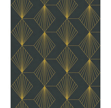 Papier peint avec motif géométrique en éventail